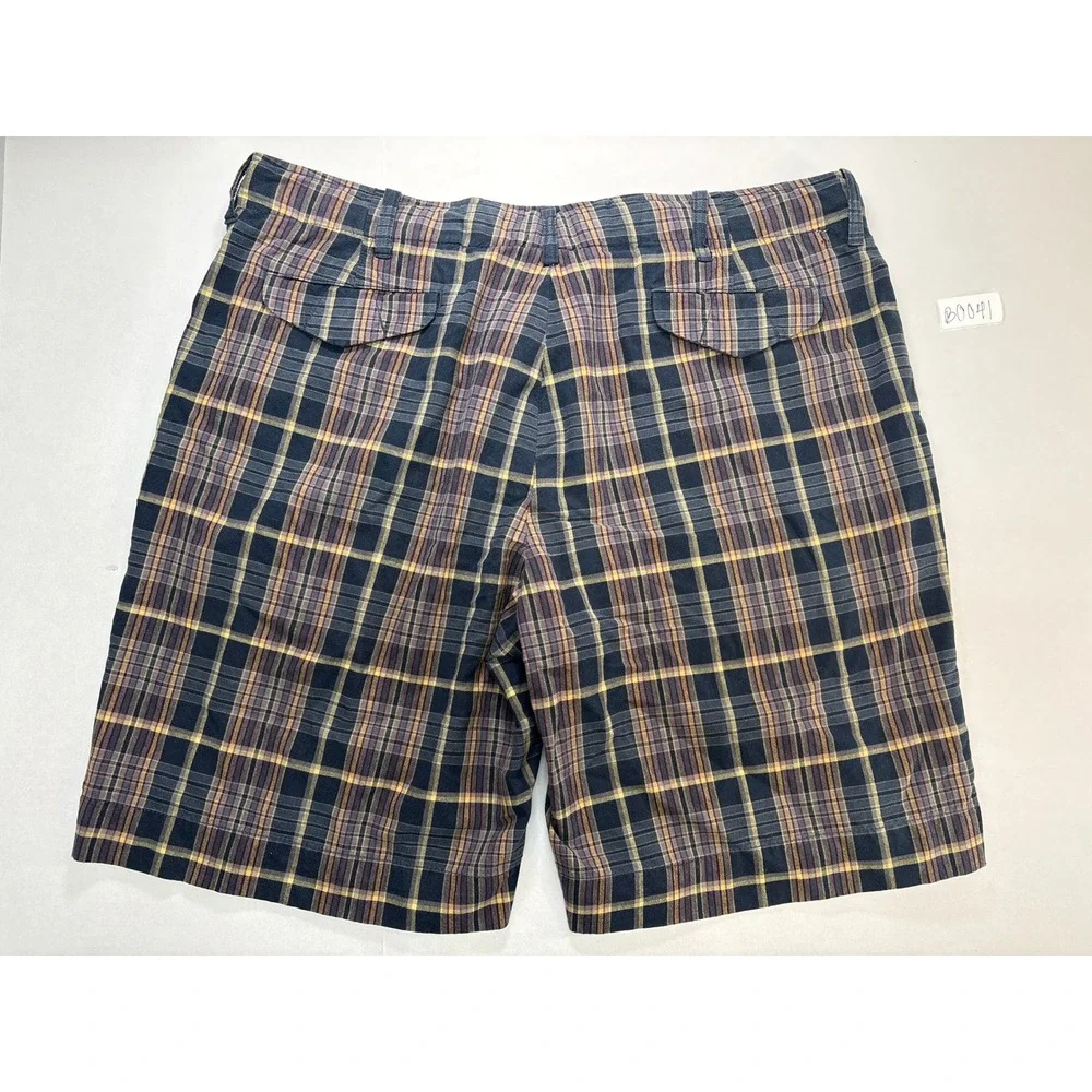Polo by Ralph Lauren Mens Plaid Shorts Size 40 Cotton Blend‎ Casual